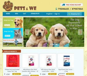 Pet Food Website